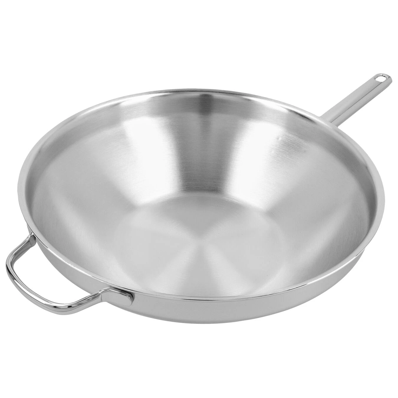 Demeyere Wok Fondo Plano 32 Cm, 18/10 Acero Inoxidable, Plata 5 Demeyere Wok Fondo Plano 32 Cm, 18/10 Acero Inoxidable, Plata - Imagen 3