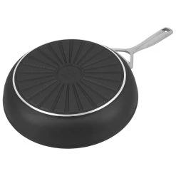 Demeyere Sartén 24 Cm, Aluminio, Plata-negro -Cocina Comercio 000023685