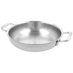 Demeyere Sartén Con 2 Asas 24 Cm, 18/10 Acero Inoxidable, Plata -Cocina Comercio 000023720