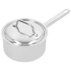 Demeyere Cazo Con Tapa 16 Cm, 18/10 Acero Inoxidable, Plata 12 Demeyere Cazo Con Tapa 16 Cm, 18/10 Acero Inoxidable, Plata -Cocina Comercio 000023721