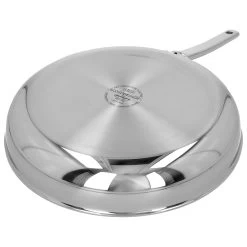 Demeyere Sartén 32 Cm, 18/10 Acero Inoxidable, Plata-negro -Cocina Comercio 000023925