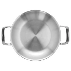 Demeyere Sartén Con 2 Asas 20 Cm, 18/10 Acero Inoxidable, Plata -Cocina Comercio 000024065