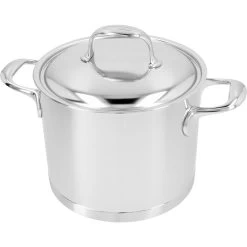 Demeyere Olla Alta Con Tapa 20 Cm, 18/10 Acero Inoxidable -Cocina Comercio 000024451