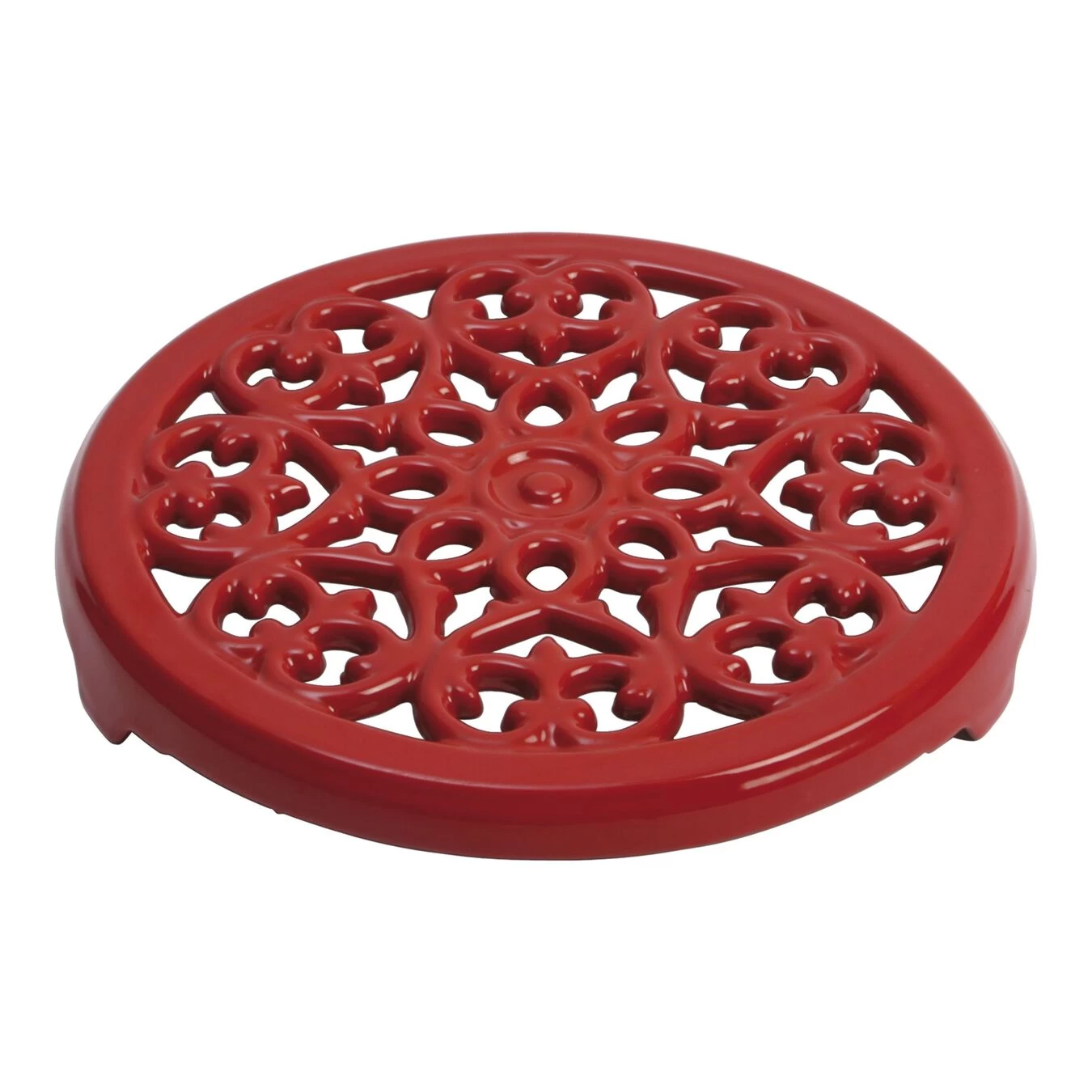 Staub Salvamanteles 23 Cm, Redondo, Hierro Fundido, Cereza 3 Staub Salvamanteles 23 Cm, Redondo, Hierro Fundido, Cereza