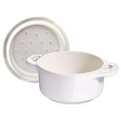 Staub Mini Cocotte 10 Cm, Redondo, Blanco Marfil, Cerámica 11 Staub Mini Cocotte 10 Cm, Redondo, Blanco Marfil, Cerámica -Cocina Comercio 40511 997 0 3