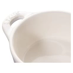 Staub Mini Cocotte 10 Cm, Redondo, Blanco Marfil, Cerámica 13 Staub Mini Cocotte 10 Cm, Redondo, Blanco Marfil, Cerámica -Cocina Comercio 40511 997 0 5