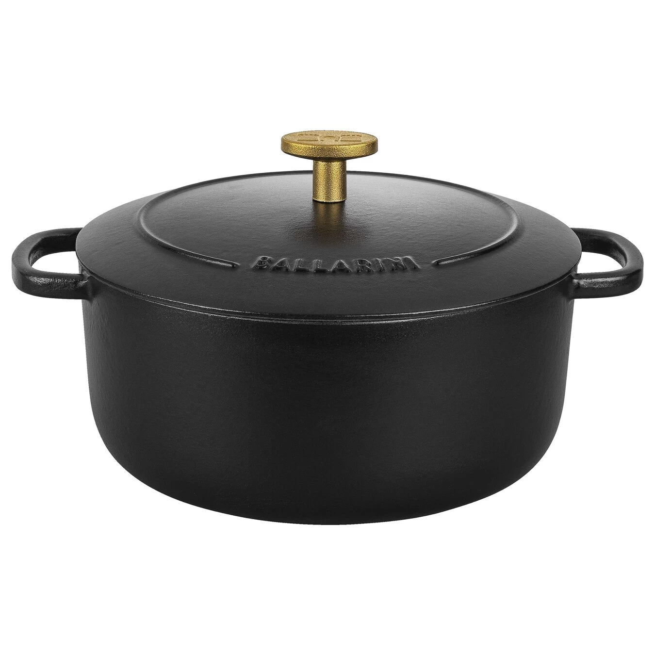 Ballarini Cocotte 20 Cm, Redondo, Negro, Hierro Fundido 4 Ballarini Cocotte 20 Cm, Redondo, Negro, Hierro Fundido - Imagen 2