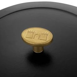 Ballarini Cocotte 24 Cm, Redondo, Negro, Hierro Fundido -Cocina Comercio 75003 541 0 000000931