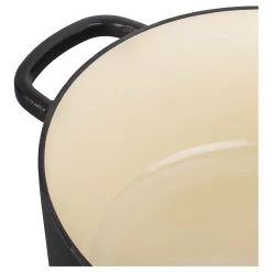 Ballarini Cocotte 24 Cm, Redondo, Negro, Hierro Fundido -Cocina Comercio 75003 541 0 000000932