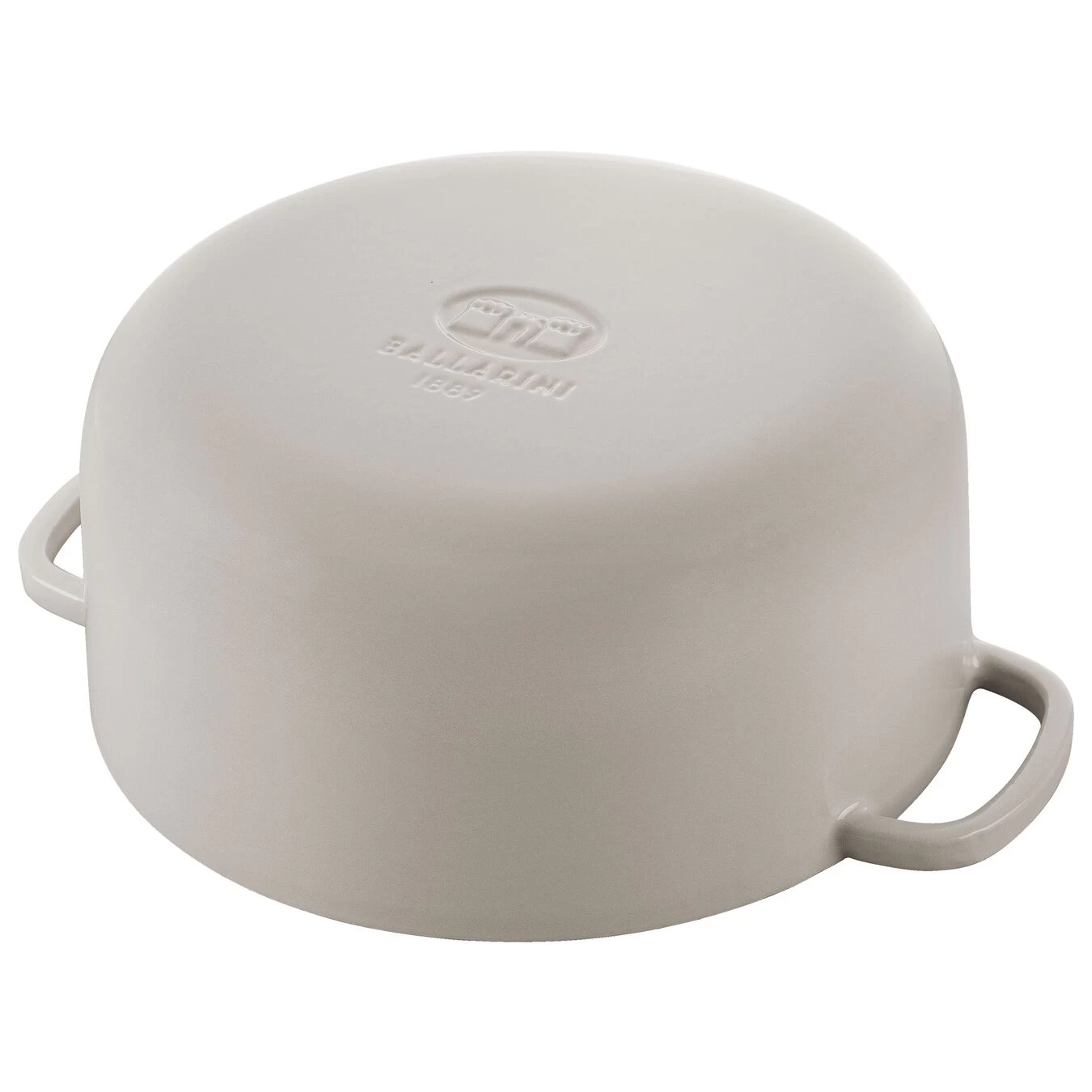 Ballarini Cocotte 24 Cm, Redondo, Blanco Marfil, Hierro Fundido 8 Ballarini Cocotte 24 Cm, Redondo, Blanco Marfil, Hierro Fundido - Imagen 6