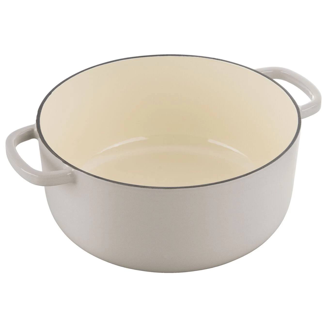Ballarini Cocotte 24 Cm, Redondo, Blanco Marfil, Hierro Fundido 6 Ballarini Cocotte 24 Cm, Redondo, Blanco Marfil, Hierro Fundido - Imagen 4