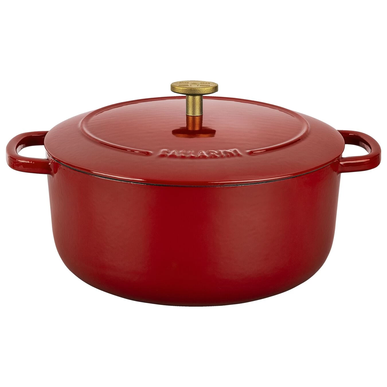 Ballarini Cocotte 24 Cm, Redondo, Rojo, Hierro Fundido 4 Ballarini Cocotte 24 Cm, Redondo, Rojo, Hierro Fundido - Imagen 2