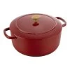 Ballarini Cocotte 26 Cm, Redondo, Rojo, Hierro Fundido -Cocina Comercio 75003 563 0 000001177