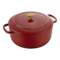Ballarini Cocotte 26 Cm, Redondo, Rojo, Hierro Fundido