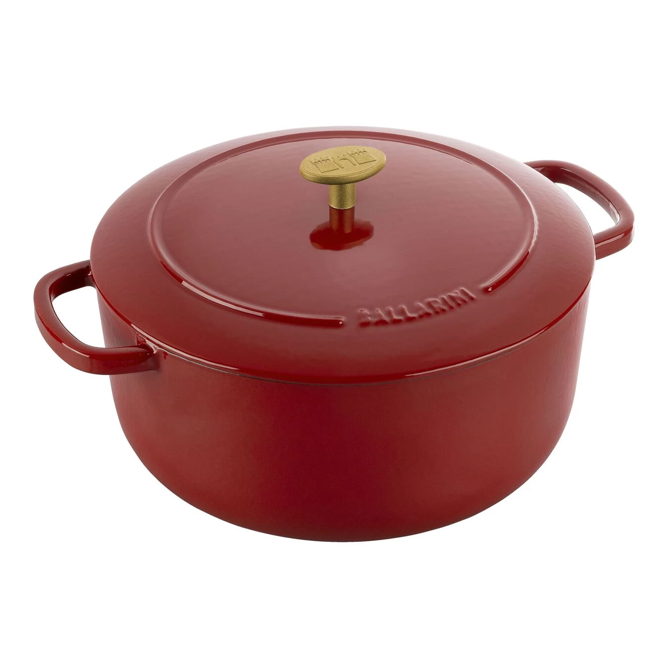 Ballarini Cocotte 26 Cm, Redondo, Rojo, Hierro Fundido 3 Ballarini Cocotte 26 Cm, Redondo, Rojo, Hierro Fundido