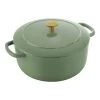 Ballarini Cocotte 26 Cm, Redondo, Verde, Hierro Fundido -Cocina Comercio 75003 577 0 000001163