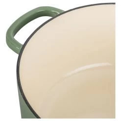 Ballarini Cocotte 26 Cm, Redondo, Verde, Hierro Fundido -Cocina Comercio 75003 577 0 000001213