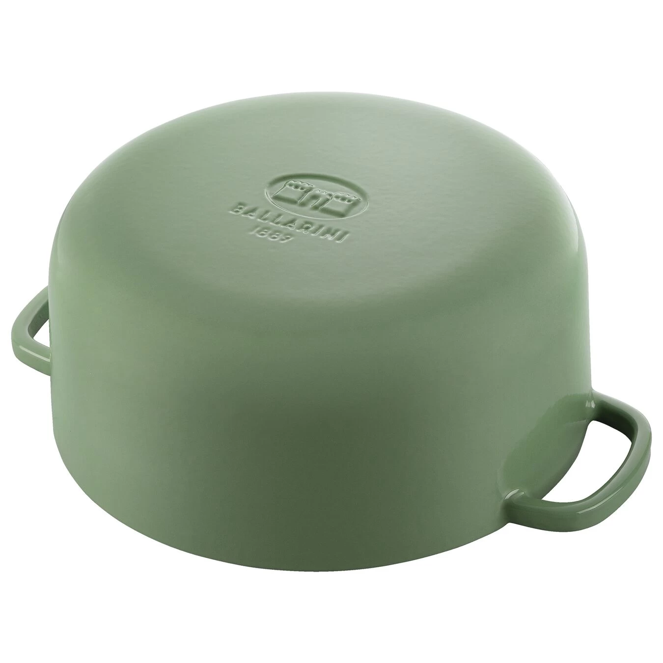 Ballarini Cocotte 24 Cm, Redondo, Verde, Hierro Fundido 6 Ballarini Cocotte 24 Cm, Redondo, Verde, Hierro Fundido - Imagen 4