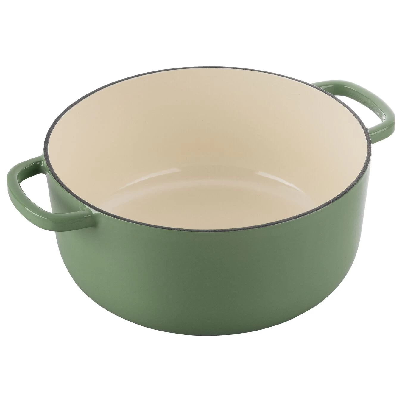 Ballarini Cocotte 24 Cm, Redondo, Verde, Hierro Fundido 7 Ballarini Cocotte 24 Cm, Redondo, Verde, Hierro Fundido - Imagen 5