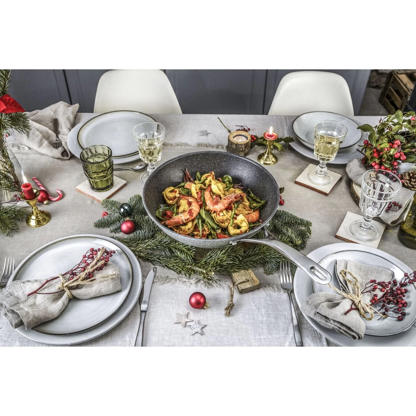 Ballarini Wok 30 Cm, Aluminio 5 Ballarini Wok 30 Cm, Aluminio - Imagen 3