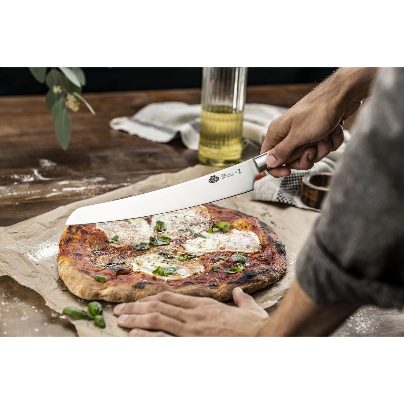 Ballarini Cuchillo De Pizza 26 Cm, Filo Suave 4 Ballarini Cuchillo De Pizza 26 Cm, Filo Suave - Imagen 2