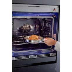 Demeyere Sartén Con 2 Asas 20 Cm, 18/10 Acero Inoxidable, Plata -Cocina Comercio 750058105