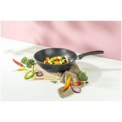 Ballarini Wok 28 Cm, Aluminio, Negro -Cocina Comercio 750058840