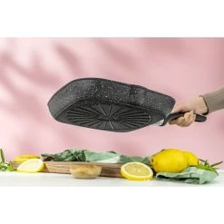 Ballarini Grill 27 Cm, Aluminio, Negro -Cocina Comercio 750058850