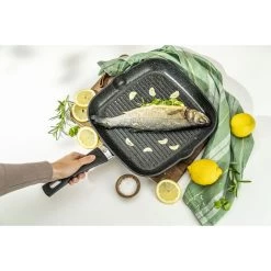 Ballarini Grill 27 Cm, Aluminio, Negro -Cocina Comercio 750058863